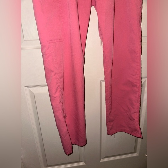 Figs Pink drawstring Scrub Pants L medical uniform scrubs - Picture 5 of 6